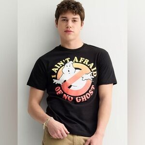 NEW Black Ghostbusters Graphic‎ T-Shirt